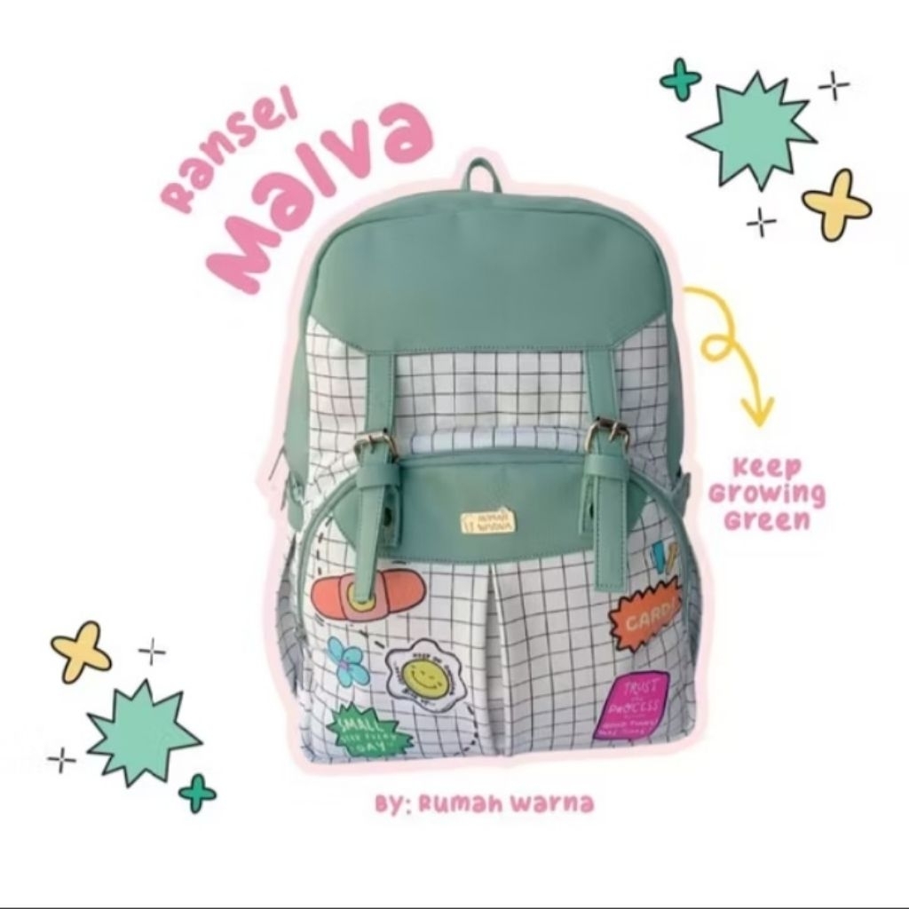 Rumah Warna Tas Ransel Malva