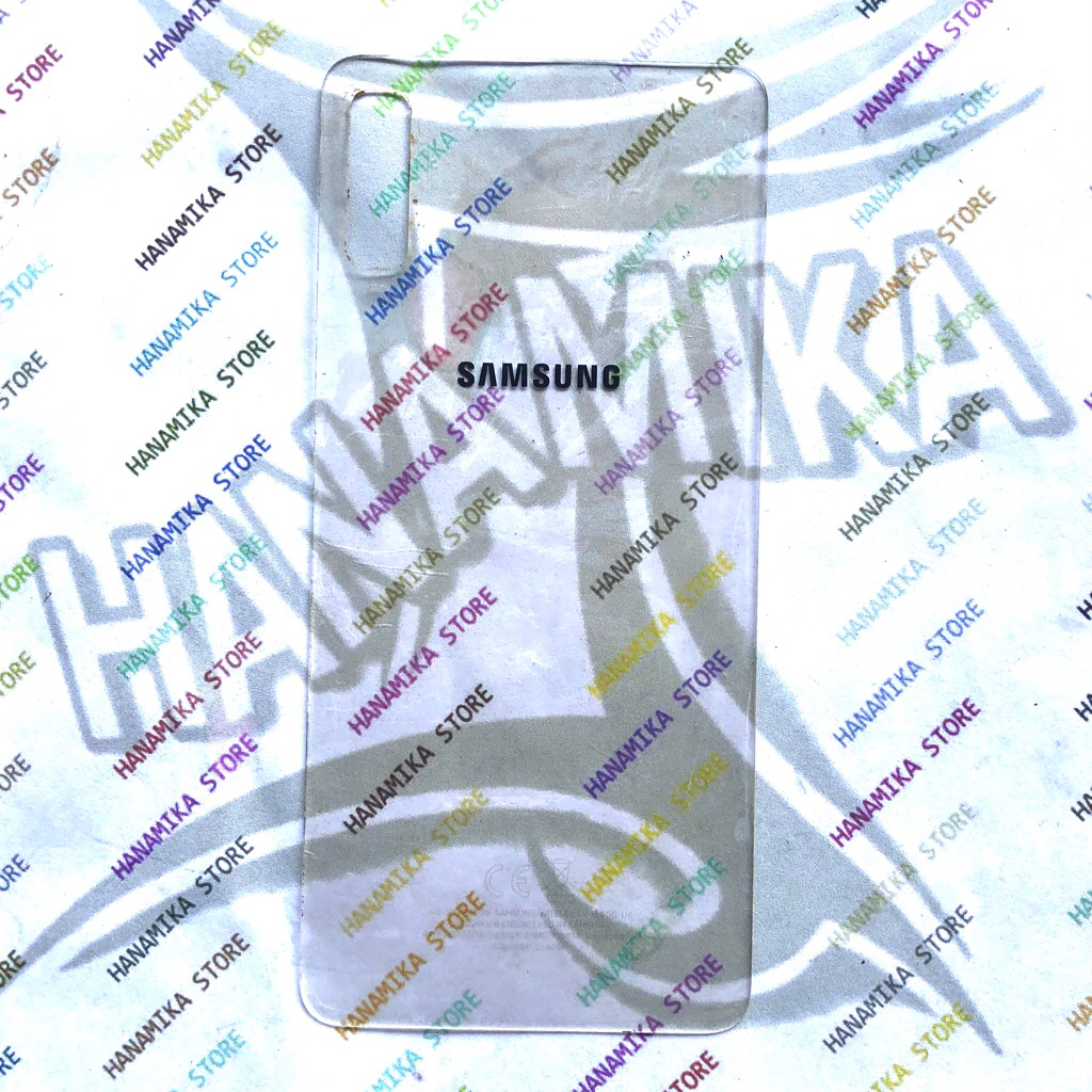 backdoor / casing belakang samsung A7 2018 transparan ori copotan