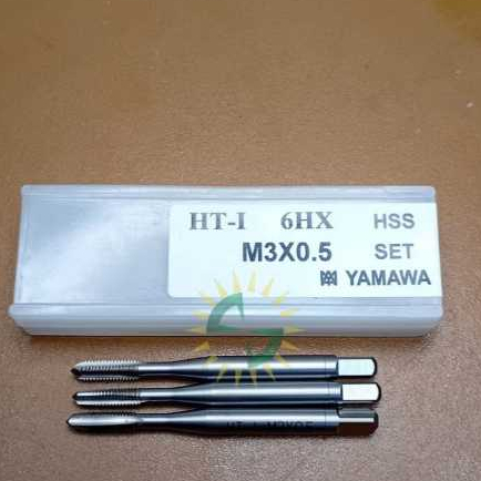 HAND TAP YAMAWA JAPAN / Hand tap yamawa M3x0,5 ORIGINAL YAMAWA  / TAP MANUAL YAMAWA  M3x0,5