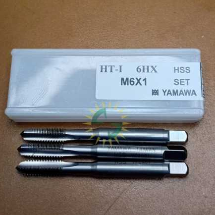 HAND TAP YAMAWA JAPAN / Hand tap yamawa M6X1 1 SET ORIGINAL YAMAWA  / TAP MANUAL YAMAWA  M6X1 JAPAN