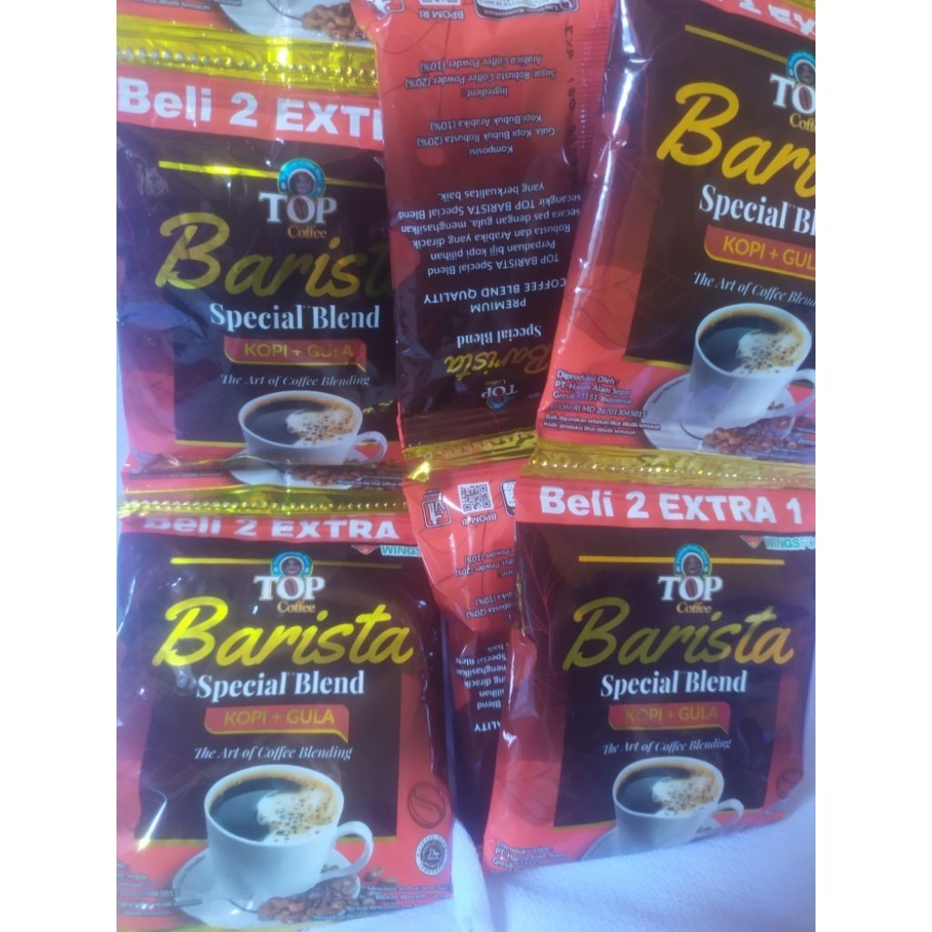 Top Coffee Barista 1 Renteng 15 Pcs