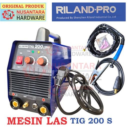 inverter tig 200 s riland pro, mesin las tig 200 s riland pro, mesin las argon, mesin las stik tig 2
