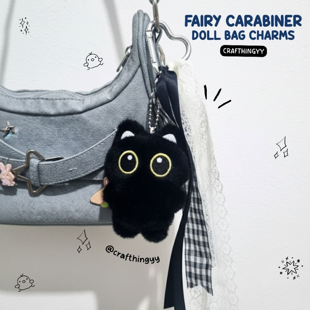 [CRAFTHINGYY] Fairy Carabiner Doll Bag Charms | Gantungan Carabiner Boneka