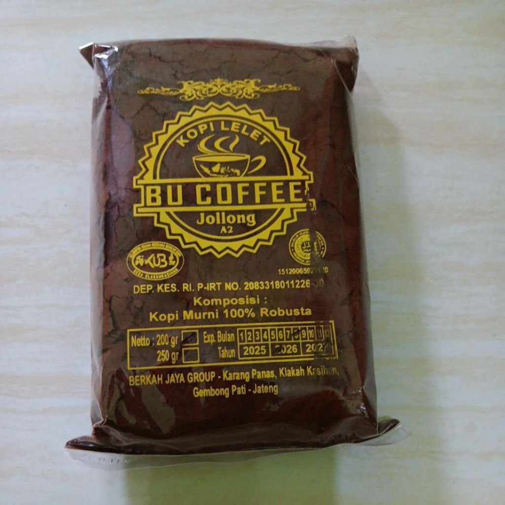 Kopi bubuk / Kopi lelet 200 gr khas jolong pati jawa tengah