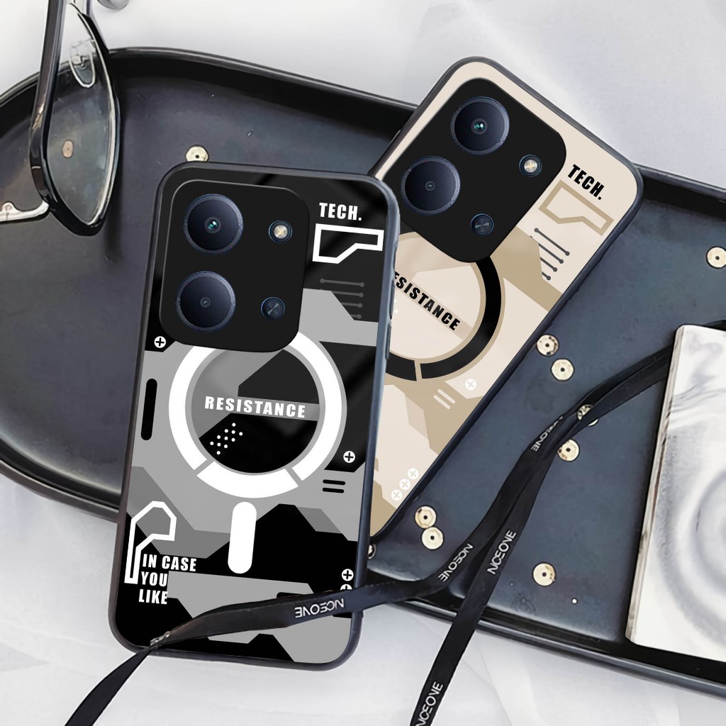 GK65 Case Handphone Poco C85 - Casing Handphone Poco C85 - Softcase Glass Poco C85 - Pelindung hp Po