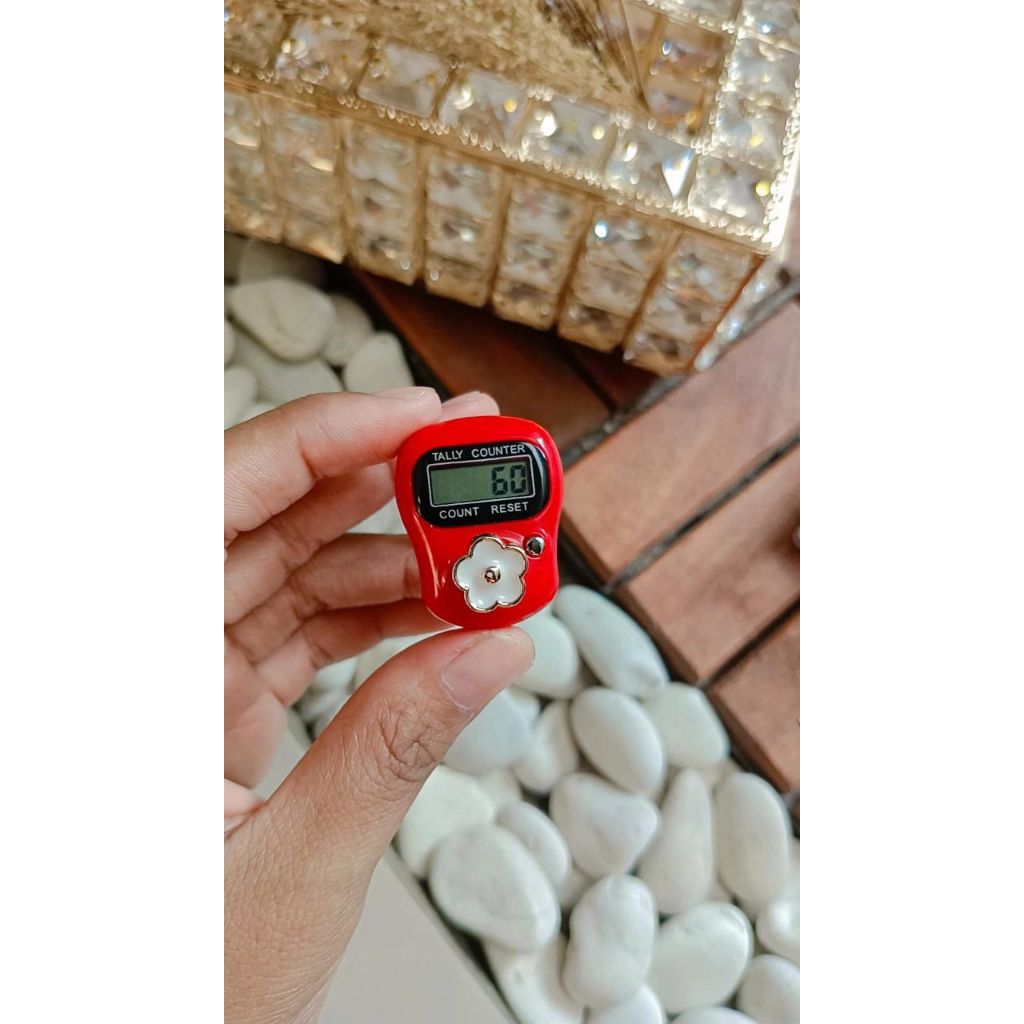 (Free BOX) Tasbih digital hias cantik tasbih hias tasbih modern tasbih mutiara tasbih motif muslim -