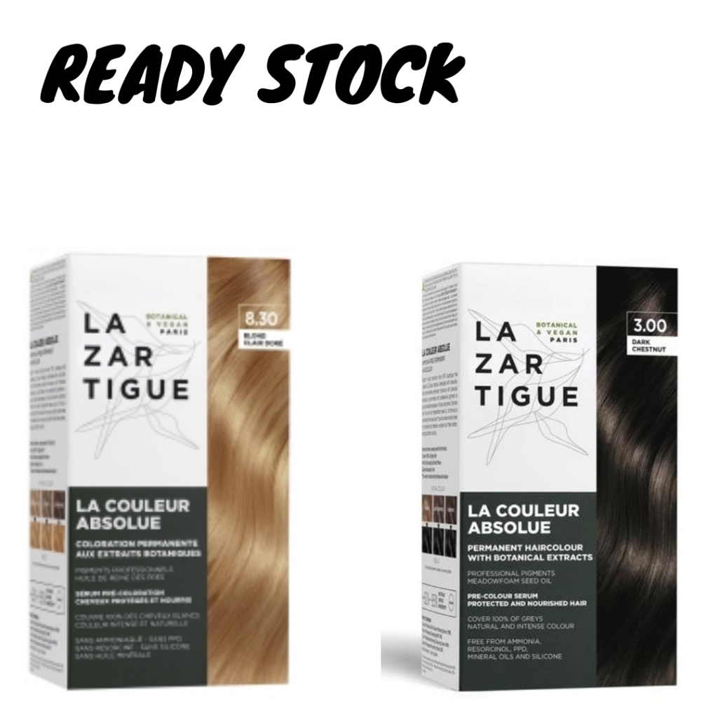 Cat Rambut ORI FRANCE Lazartigue Permanent Haircolor With Botanical Extracts