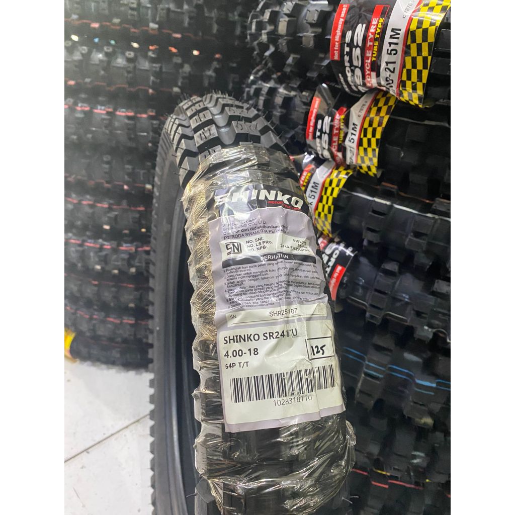 Ban Shinko SR241 U Ban Motor Trail / Vintage Scrambler / Custom TUBTYPE