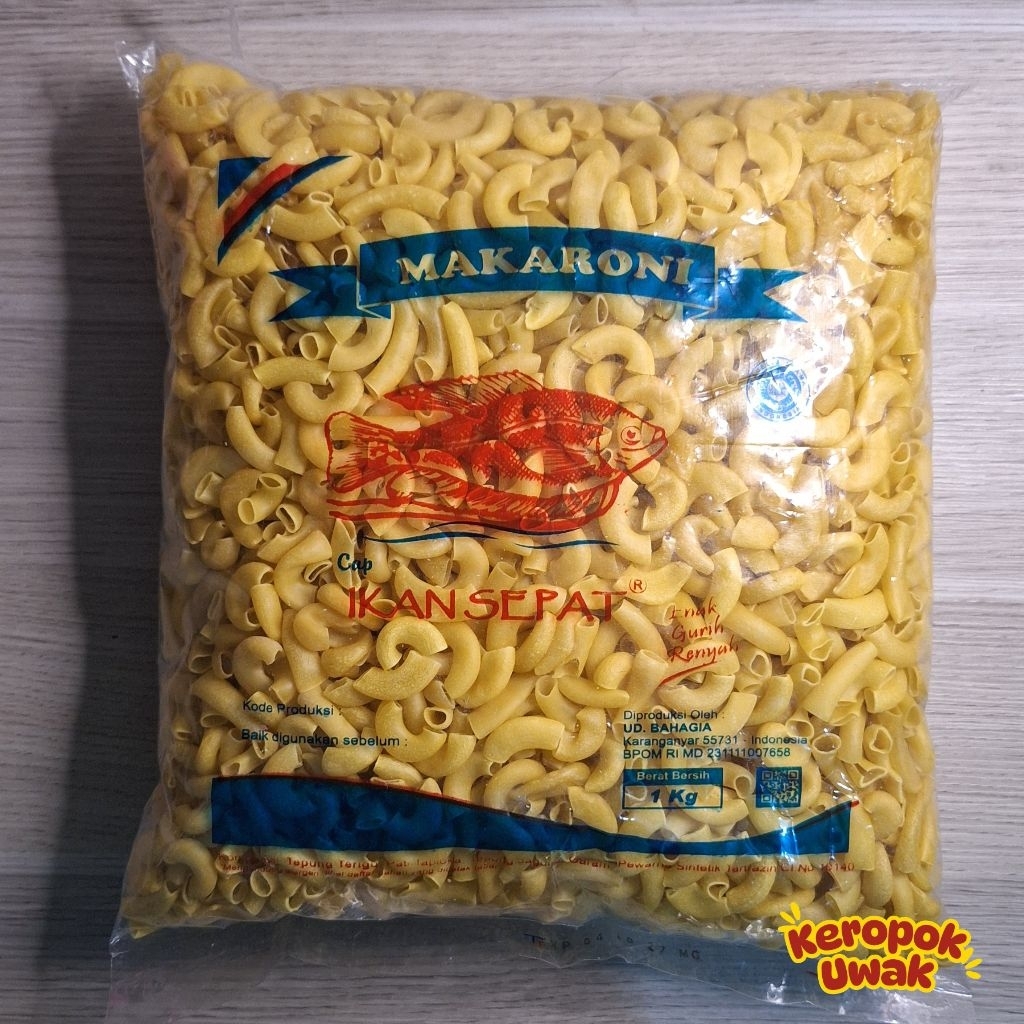 Makaroni Bantat Mentah/ Snack Makaroni goreng mentah