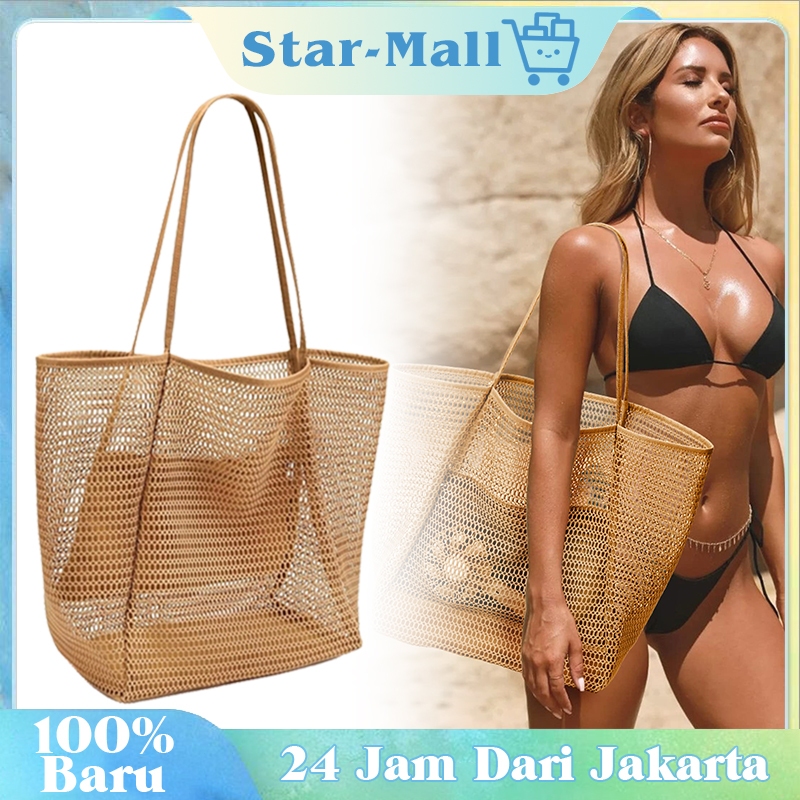Tas Jaring Lipat Nilon Tas Pantai Selam Scuba Tas Tangan Multifungsi