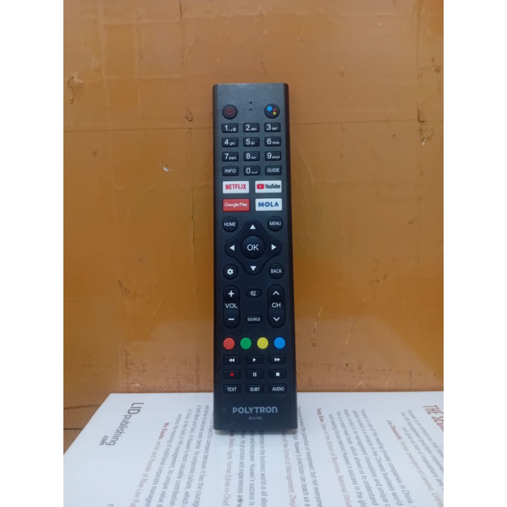 REMOTE TV ANDROID MOLA POLYTRON SERI 81J194 ORIGINAL