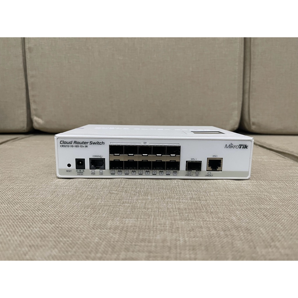 mikrotik crs212-1g-10S-1s+In mikrotik bekas mikrotik second mikrotik seken