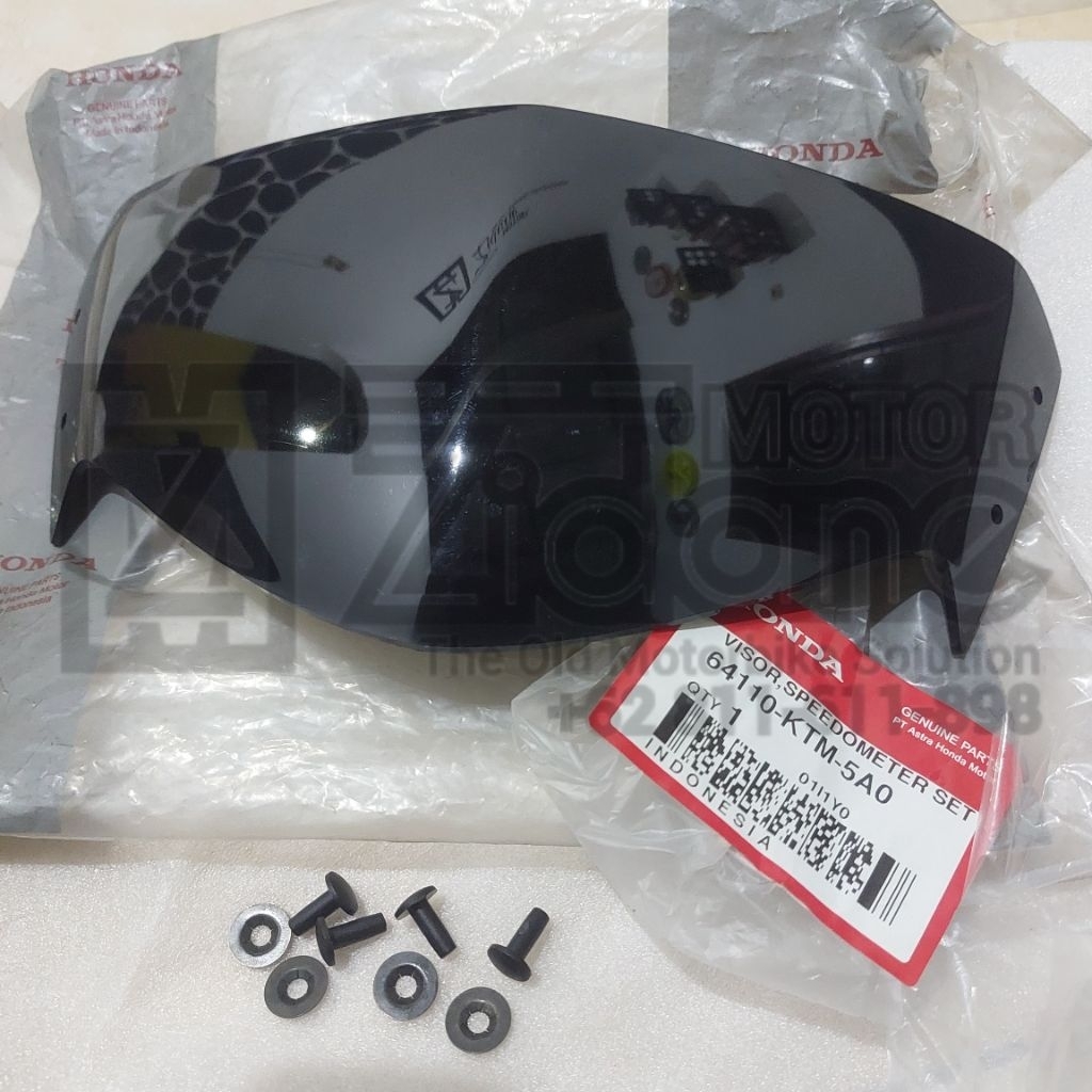 visor supra x125 x 125 assy old original HGP 64110-KTM-5A0