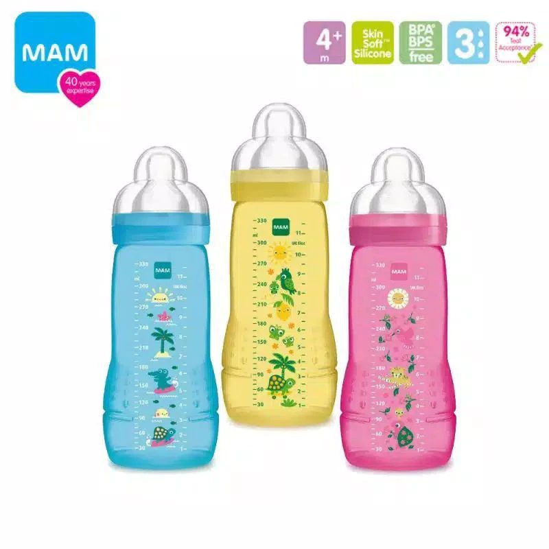 Mam Easy Active 330 ml - Botol Susu Anak 1 tahun