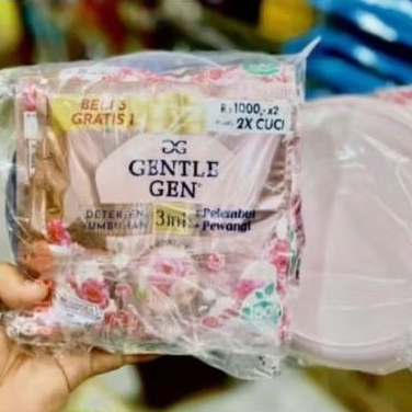 Sabun Gentle gen isi 16 PCS GRATIS piring plastik/Jentel jen/gentle gen/gentel gen
