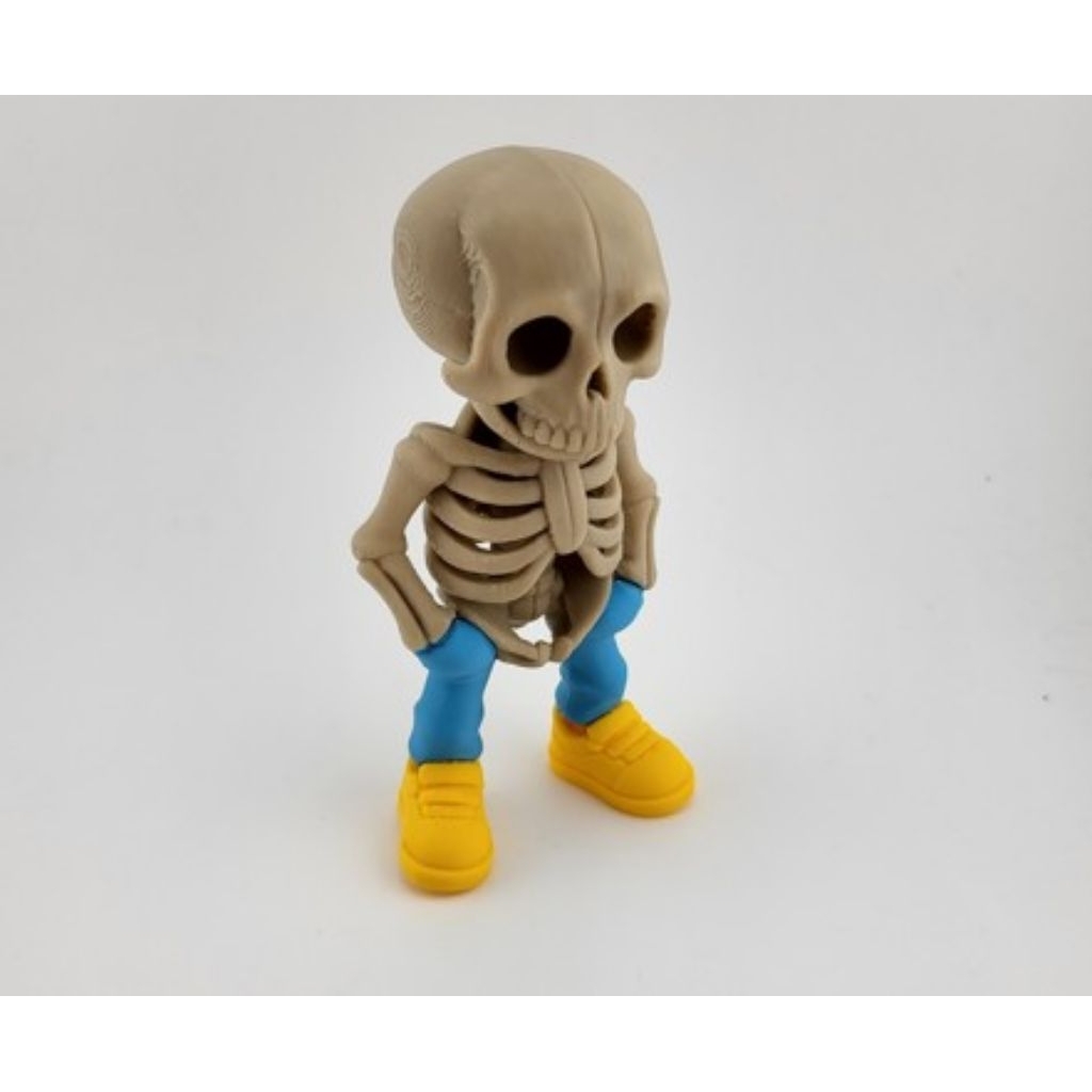 Skeleton NO AMS Action Figure Toy Urban HALLOWEEN Keychain Skeleton gantungan kunci Mainan tengkorak