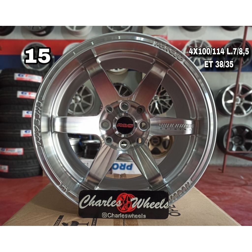 VELG TE37 SL RING 15 SP MACHINE CONCAVE