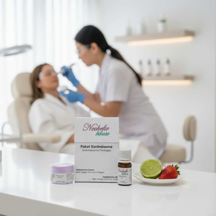 Paket Xanthelasma - Xanthelasma Cream 10 gram dan Xanthelasma Oil 5ml - untuk hilangkan xanthelasma