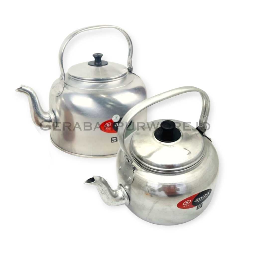 Teko Air Alumunium Merk Jawa Teko Jadul
