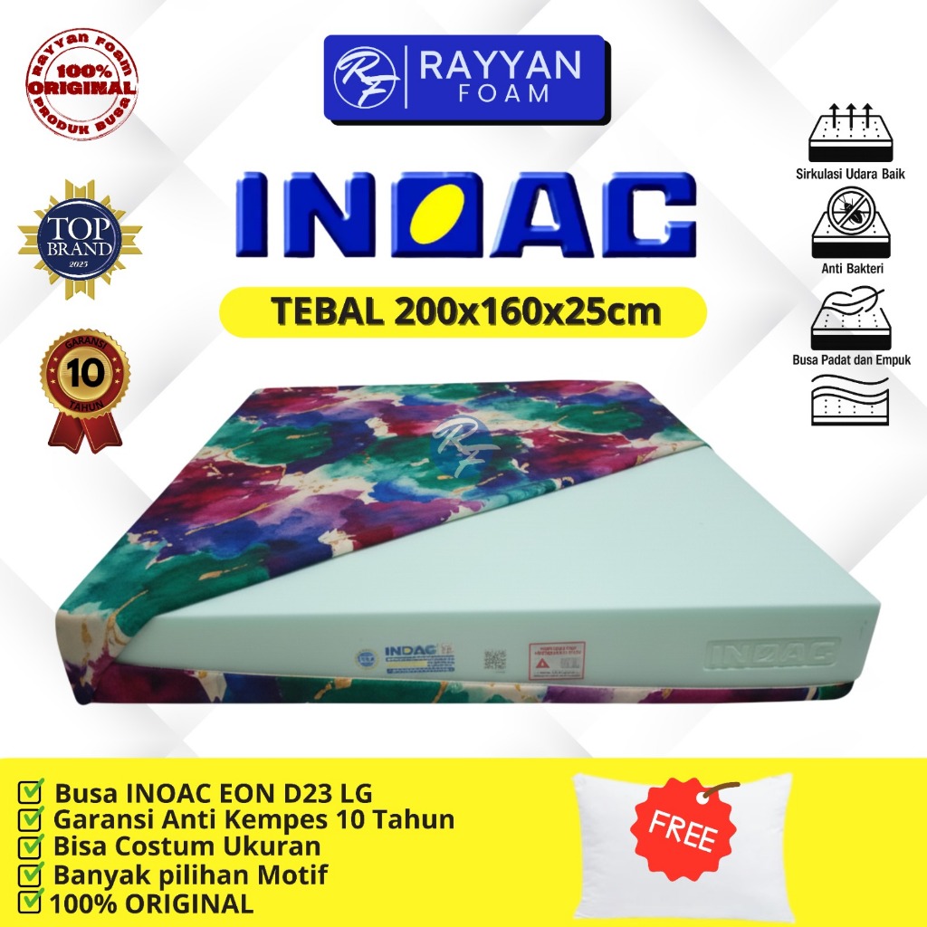[200x160x25] Kasur Busa INOAC ORIGINAL GARANSI 10 TAHUN MURAH....