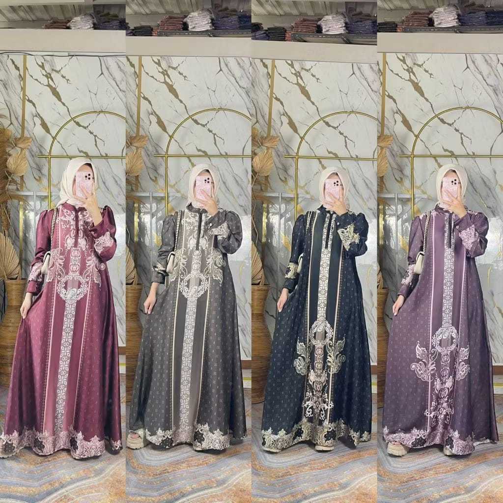 Dres Model Remaja Muda Exit Viral Terbaru Aesthetic 2026 Gamis Wanita Elegan Gamos Mewah 2025 Gamus 