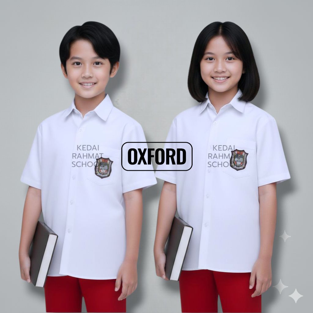 Baju Seragam Sekolah SD MI Bahan Oxford Super Tebal Pendek Merk Martin