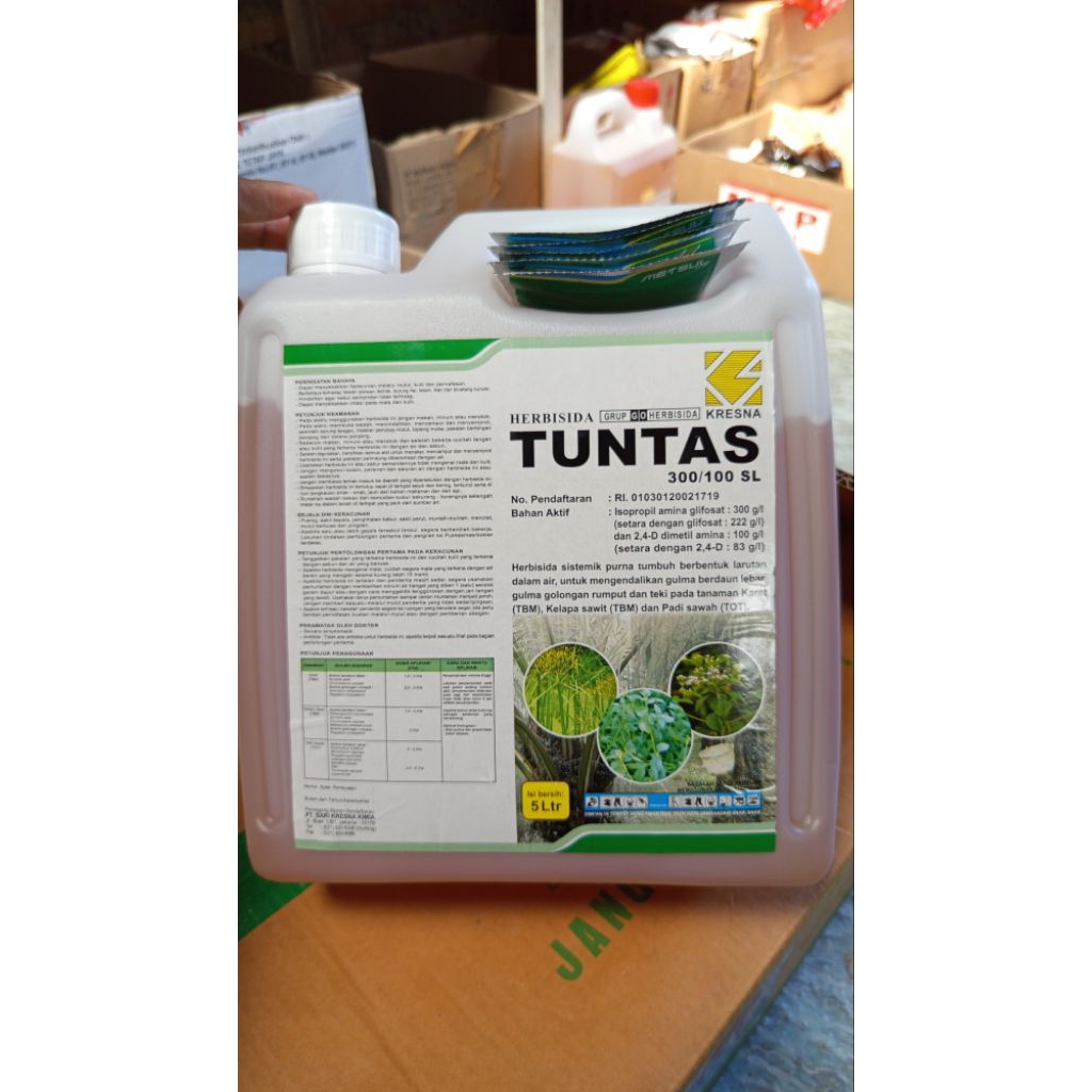 HERBISIDA TUNTAS - ISI 5 LITER