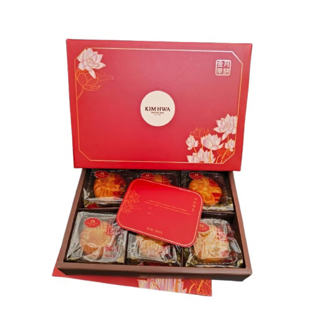 Kim Hwa MINI Mooncake tiong jiu pia isi 6