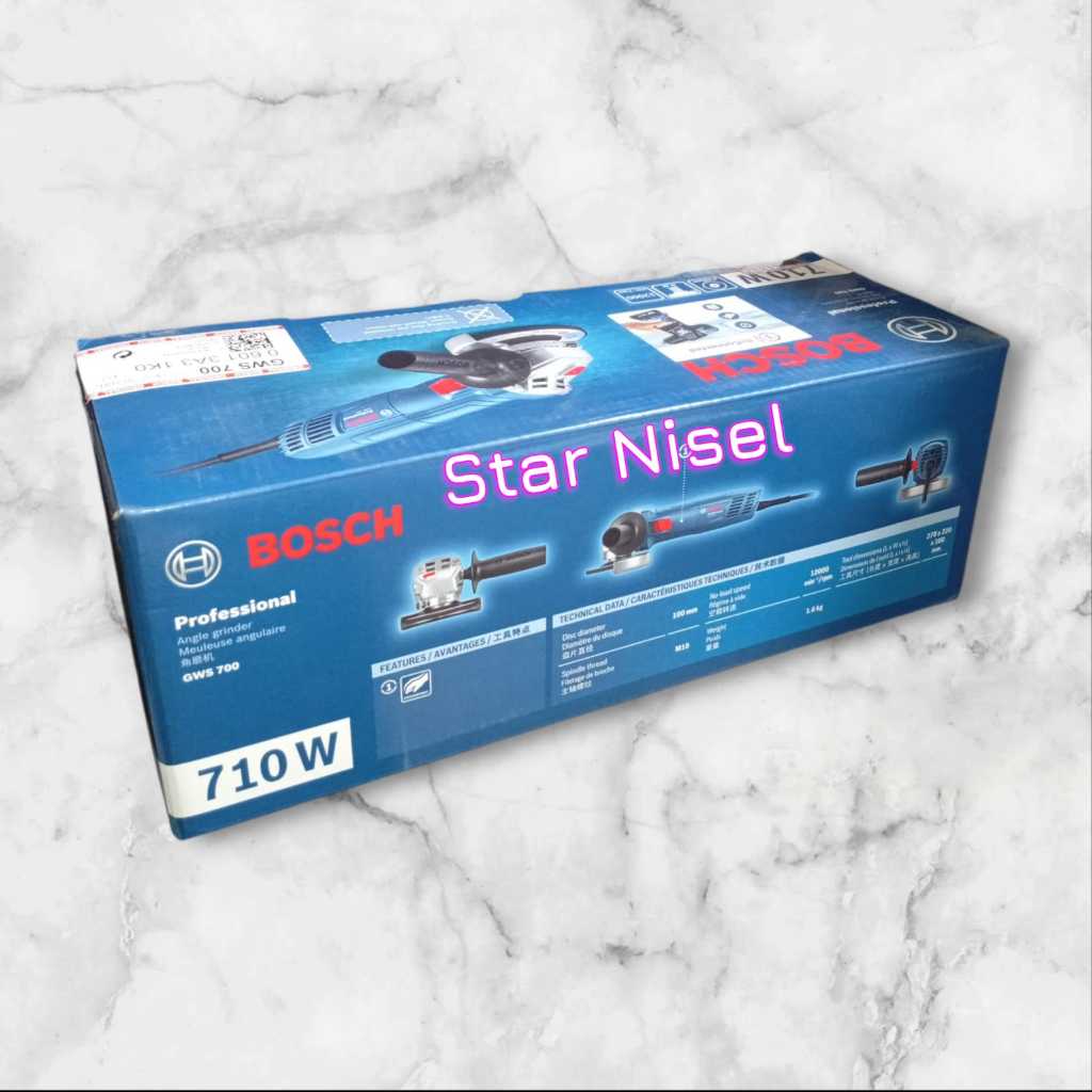 MESIN GERINDA TANGAN BOSCH 4” ANGLE GRINDER BOSCH / GERINDA BOSCH