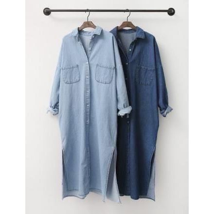 SJM TUNIK BOURA - DENIM PREMIUM - LENGAN PANJANG