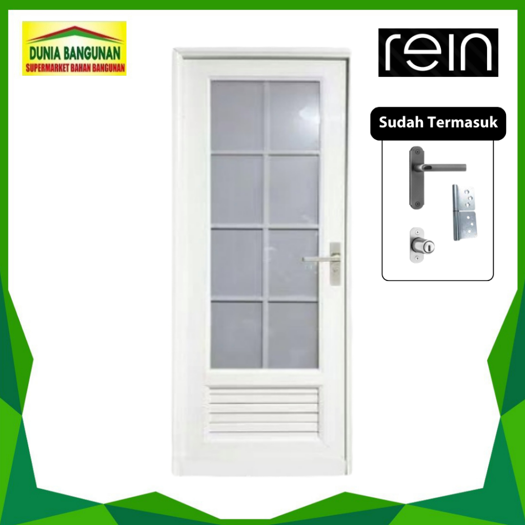 Pintu UPVC Kamar Mandi Rein UP 06 Pintu UPVC 200X70 cm Pintu Minimalis