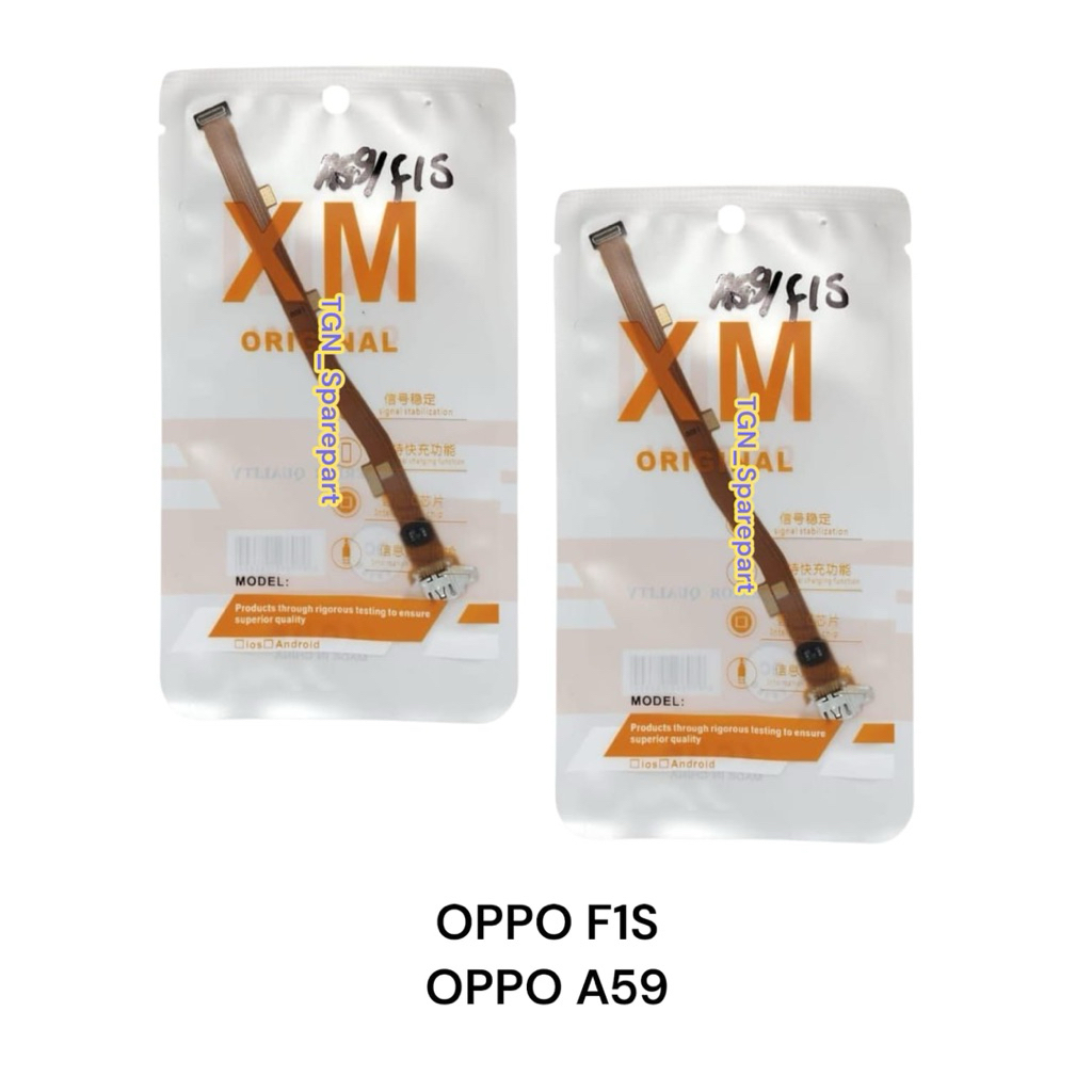 FLEXIBEL CHARGER OPPO F1S / OPPO A59 PAPAN CAS FULLSET IC ORI