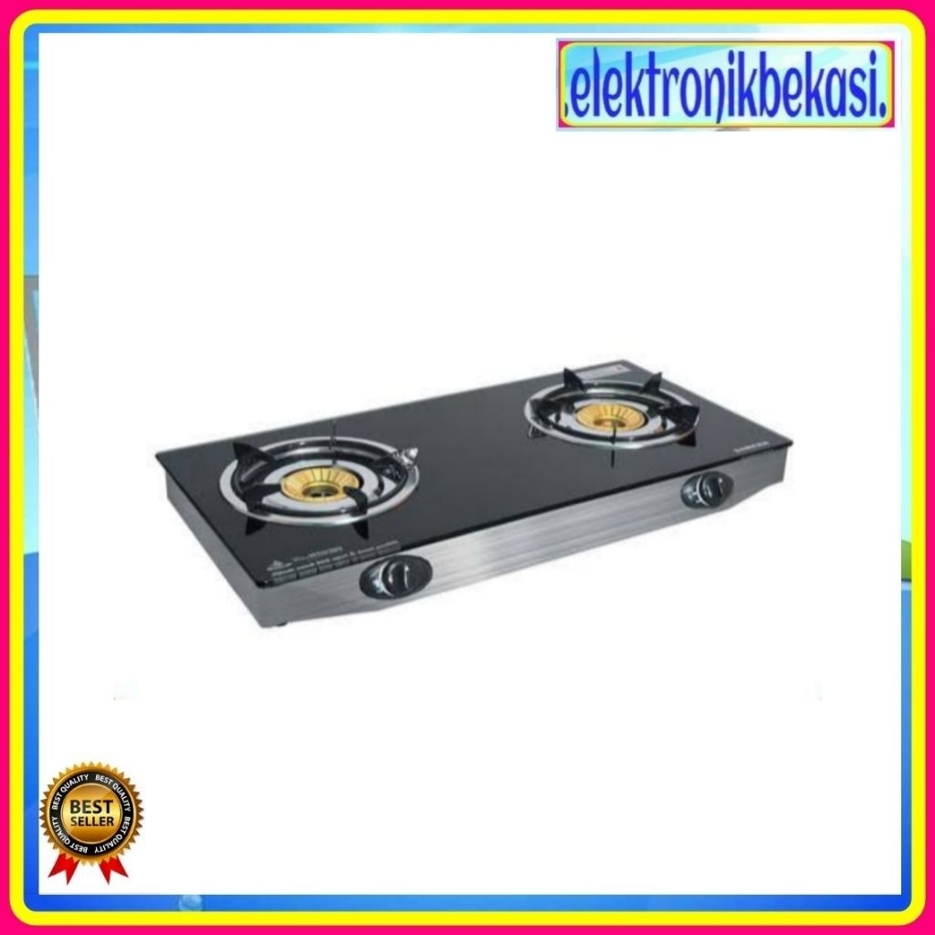 KOMPOR SANKEN GAS SG 369 DX  / SANKEN KOMPOR GAS 2 TUNGKU KACA SG 369 DX2 / SANKEN SG-369DX2