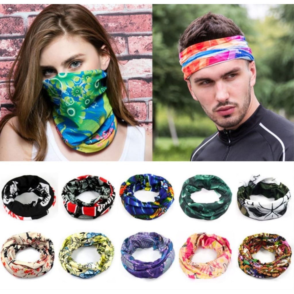 masker buff motif | buff polos |buff multifungsi