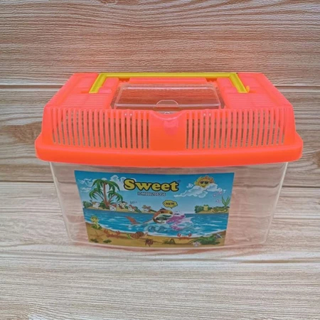 Sweet Terarium No. 1 Kandang Hamster Akrilik Aquarium Mini Kura Kura Brazil Ikan Hias Reptil Laba La