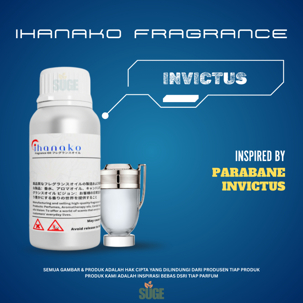 INVICTUS - PAC0RABAN3 INVICTUS | BIBIT PARFUM MURNI IHANAKO FRAGRANCE JAPAN