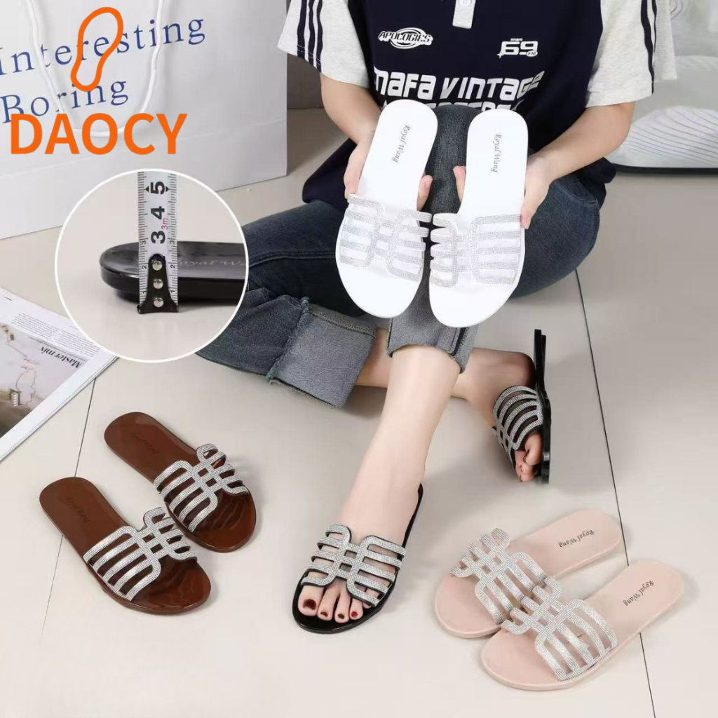 [ BISA INSTANT ] Sandal Slop Royal Wang Wanita / Sandal Wanita Trebles