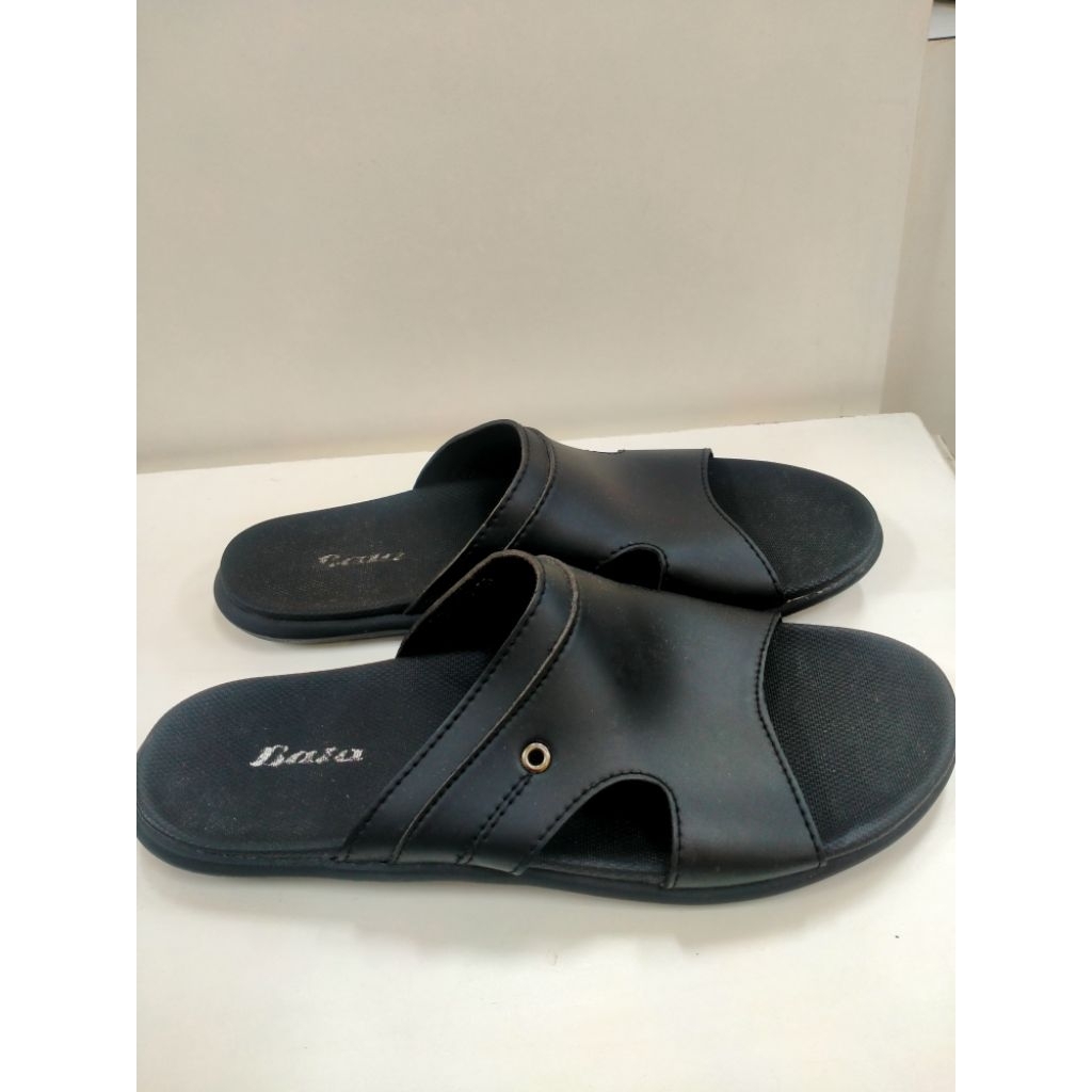 sendal pria bata original hitam