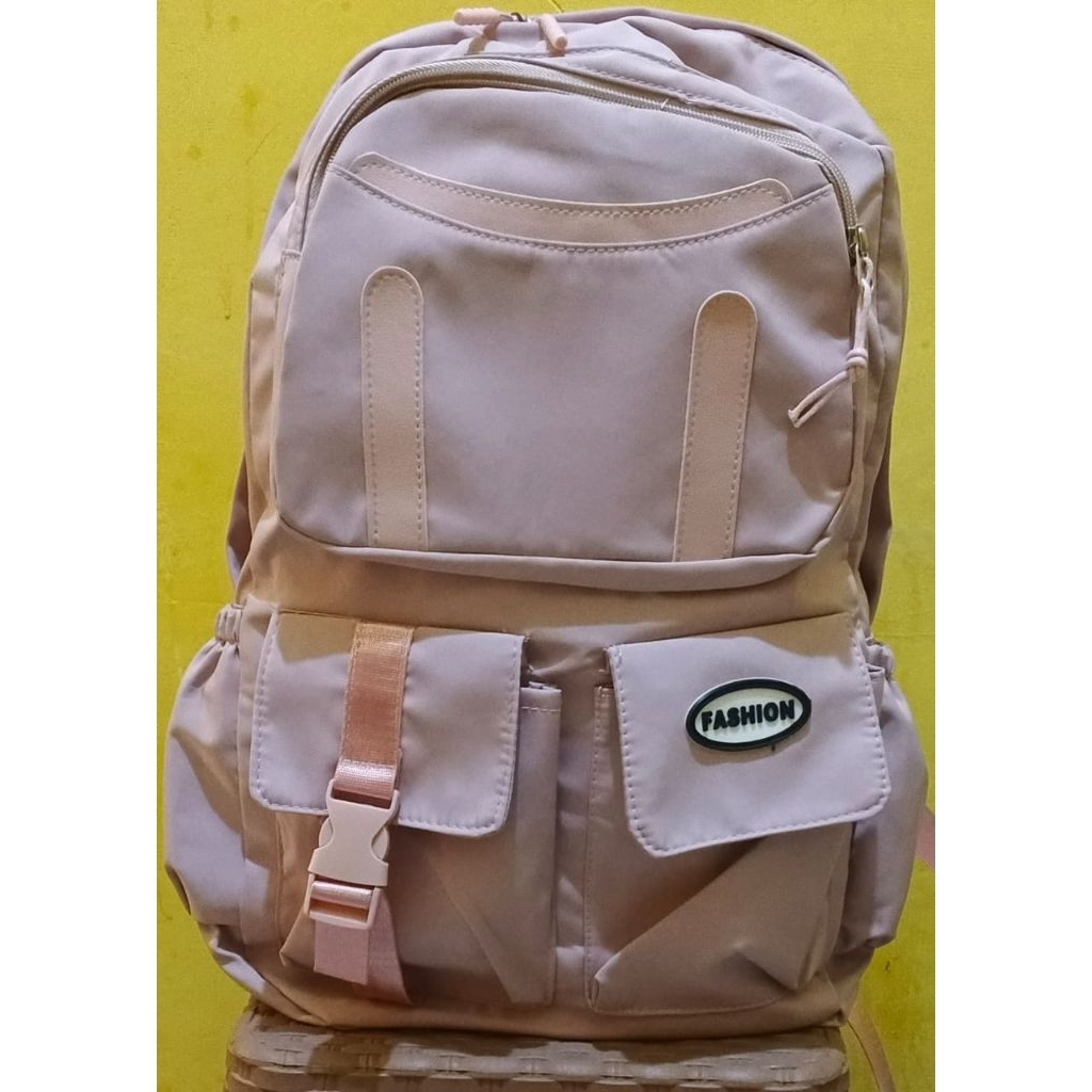 Tas Ransel Cewek Pink anak SD SMP SMA