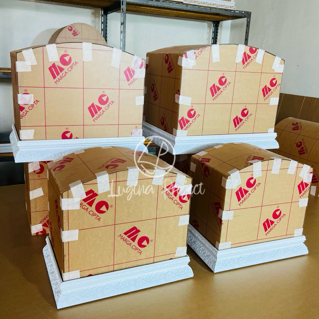 Kotak Hantaran Akrilik Cembung Masagi | Box Hantaran Akrilik Cembung Masagi