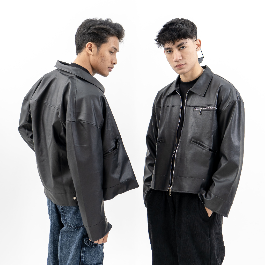 WORK JACKET KULIT / JACKET WORK KULIT PRIA