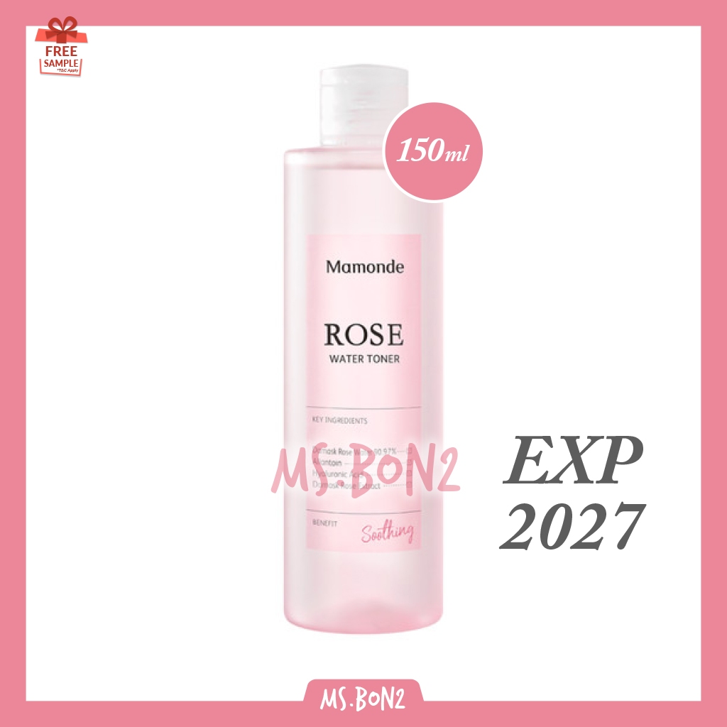 Mamonde Rose Water Toner NEW FORMULA RENEW 250ml 150ml 50ml 25ml Full Size Chamomile Centella Troubl