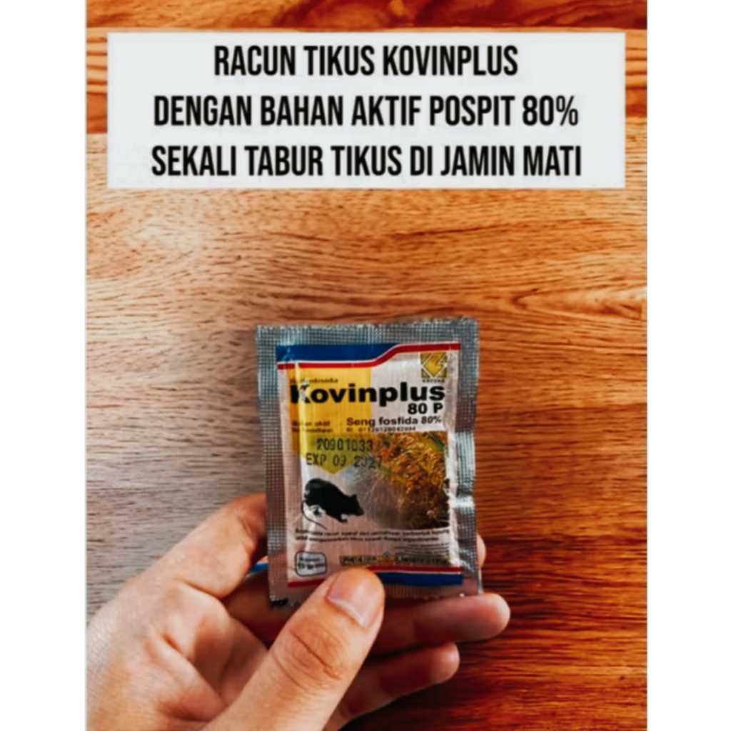 KOVINPLUS RACUN TIKUS | KOVIN PLUS | KOVINPLUS | KOVINPLUS 15GRAM | KOVINPLUS 80P