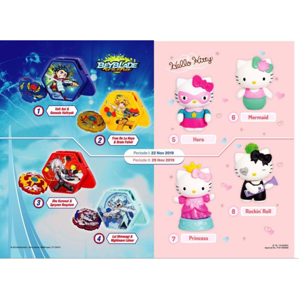 Happy meal McD hello kitty