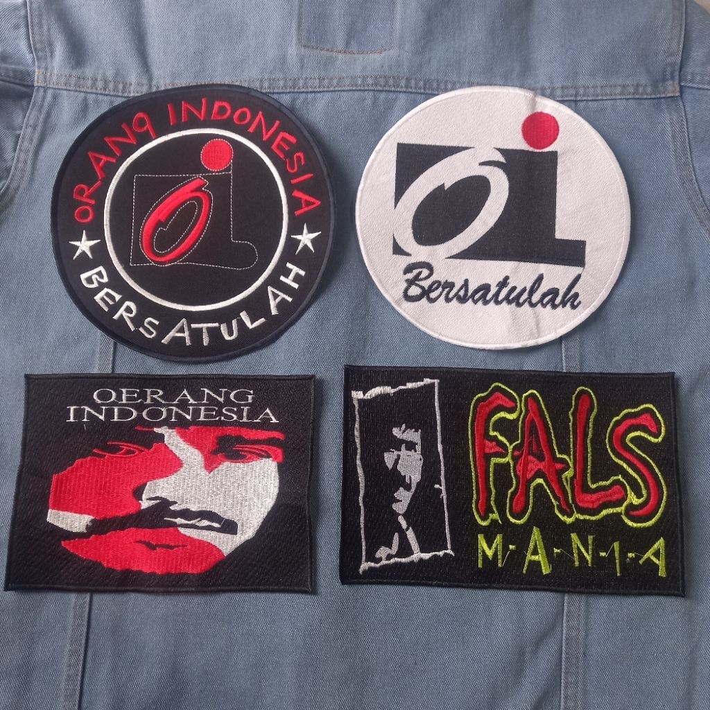 BORDIR/EMBLEM IWAN FALS OI UKURAN BESAR