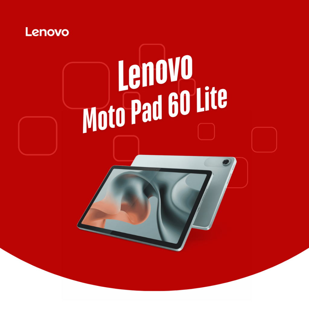 Lenovo Moto Pad 60 Lite | Tablet 10.1 Inch Android 15 | MediaTek Helio G85 | RAM 4GB | ROM 128GB | M