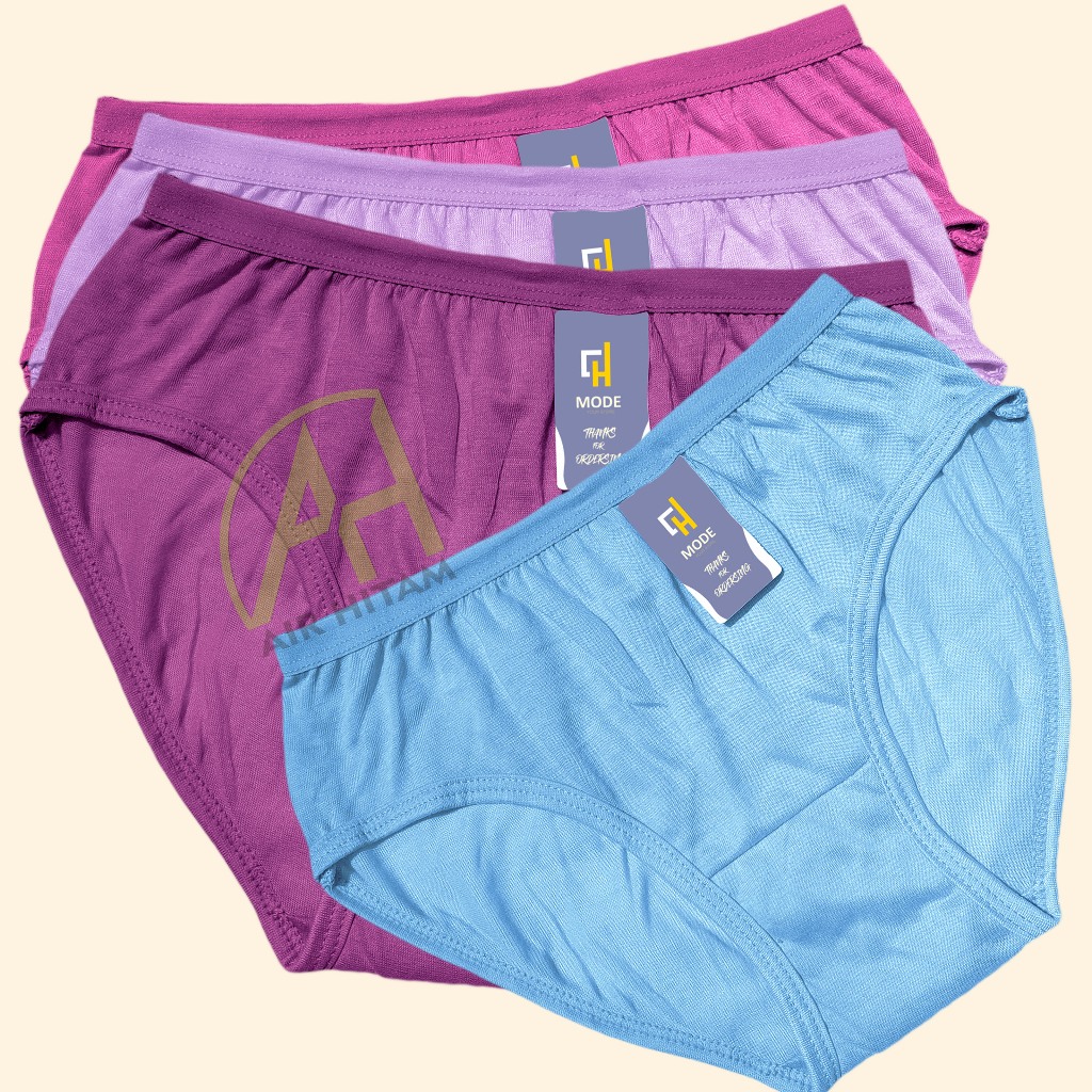 12 pcs celana kattun polos wanita | celana dalam katun | cd | cd wanita | celana dalam lusinan | lus