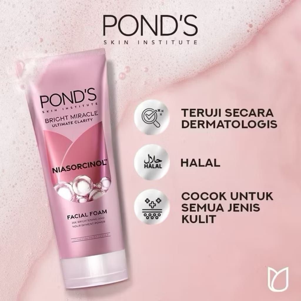 PONDS Facial Foam 100gr Original Produk