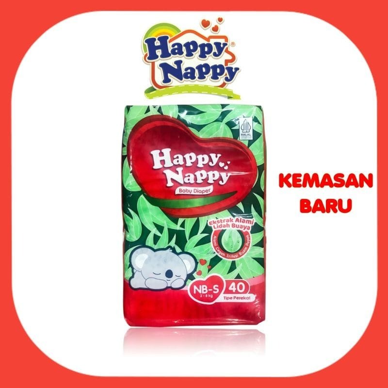 Happy Nappy Smart Pants Popok Bayi ukuran S40 / M32 / L28 / XL24 / S60 / M52 / L46