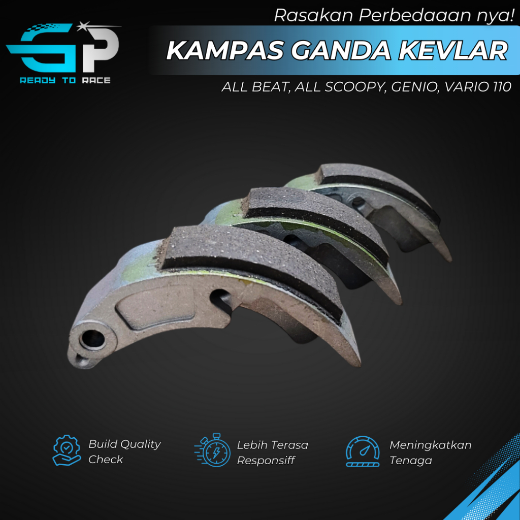 Kampas Ganda KEVLAR Beat FI ESP Vario 110 FI (K44) Kanvas ganda vario 110 kampas ganda MATIC kevlar